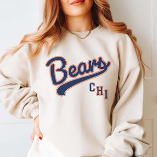 Bears Script CHI Graphic Sweatshirt