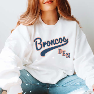 Broncos Script DEN Graphic Sweatshirt