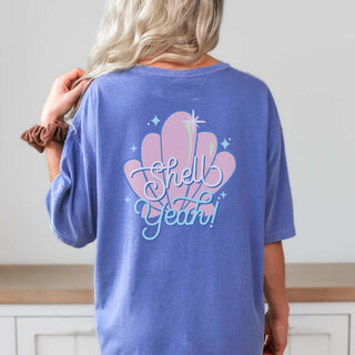 Shell Yeah Back Design Comfort Color Tee