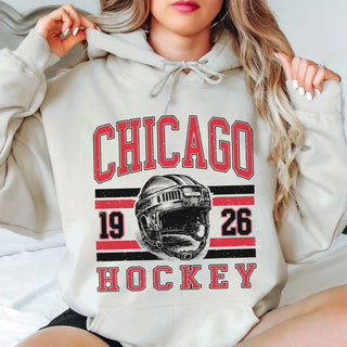 Vintage Chicago Hockey Graphic Hoodie