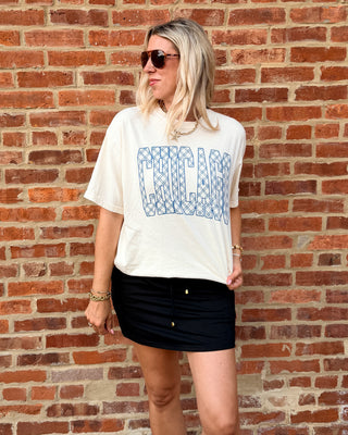 Chicago Plaid Comfort Colors Tee