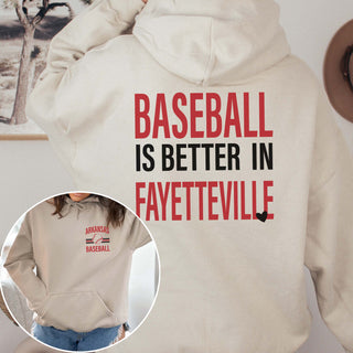 Custom Baseball Is Better Hoodie With Front And Back Design