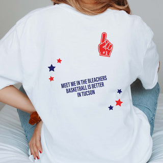 Custom Basketball Collage Comfort Color Graphic Tee With Front And Back Design