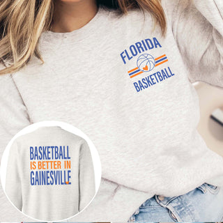 Custom Basketball Is Better Sweatshirt With Front And Back Design