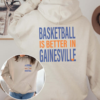 Custom Basketball Is Better Hoodie With Front And Back Design