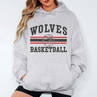 Custom Basketball Team With Stripes Graphic Hoodie