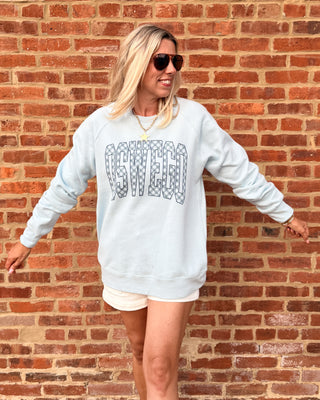 Custom Plaid Game Day Premium Sweatshirt
