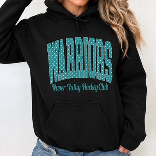 Warriors Polka Dots Hoodie - Naper Valley Hockey