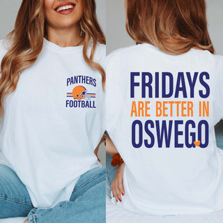 Oswego Panthers Fridays Are Better Comfort Colors Tee
