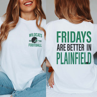 Plainfield Central Wildcats Fridays Are Better Comfort Colors Tee
