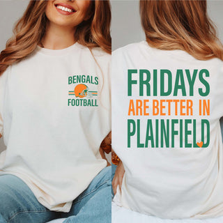 Plainfield East Bengals Fridays Are Better Comfort Colors Tee