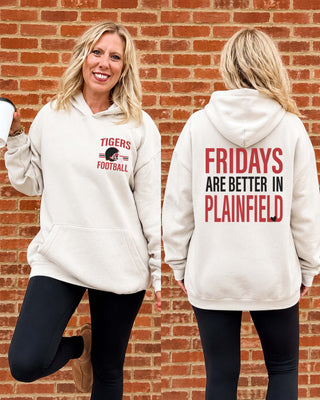 Plainfield North Tigers Fridays Are Better Premium Hoodie