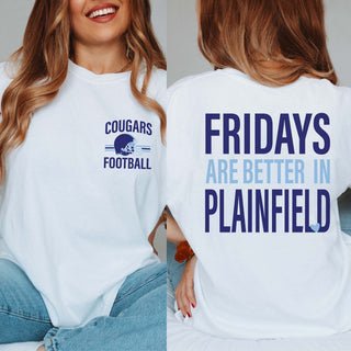Plainfield South Cougars Fridays Are Better Comfort Colors Tee