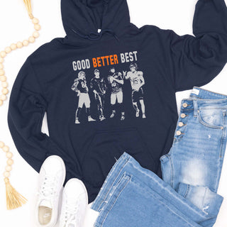 Good Better Best Silhouette Graphic Hoodie