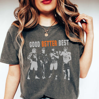 Good Better Best Silhouette Comfort Color Graphic Tee