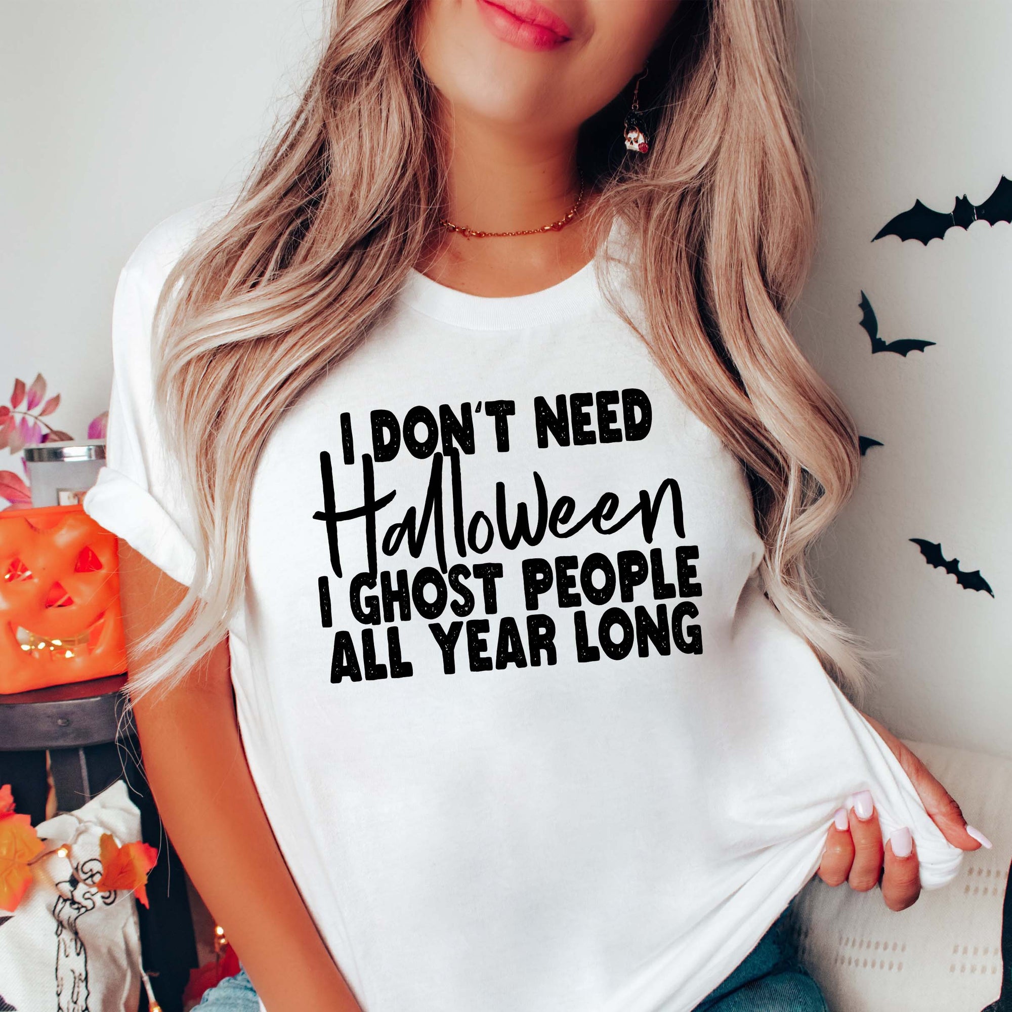Ghost people all year long tee