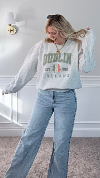 Dublin Ireland Crew Sweatshirt