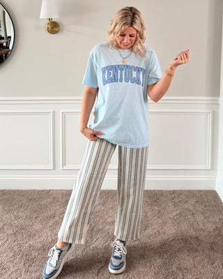 Custom Team Gingham Comfort Color Graphic Tee