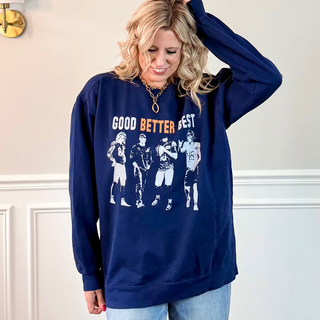 Good Better Best Silhouette Graphic Sweatshirt