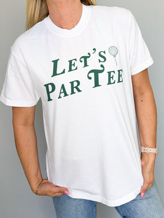 Let's Par Tee Comfort Color Graphic Tee