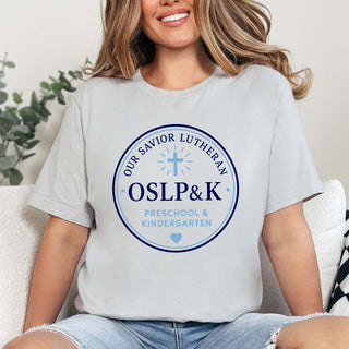OSLP&K Circle Tee - Our Savior Luther Preschool & Kindergarten
