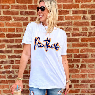 Oswego Panthers Script Mascot Comfort Colors Tee