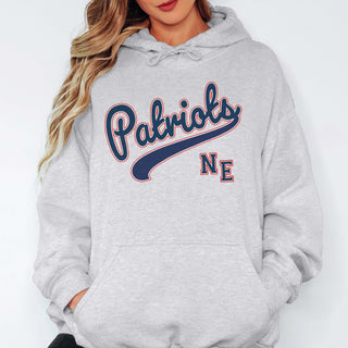 Patriots Script NE Graphic Hoodie