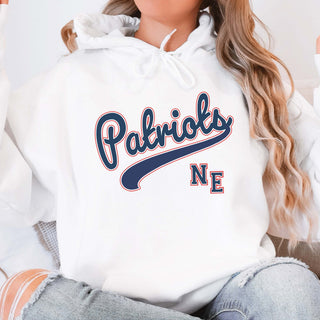 Patriots Script NE Graphic Hoodie