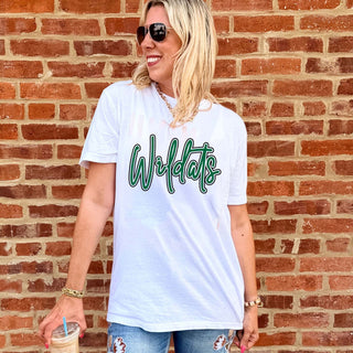 Plainfield Central Wildcats Script Mascot Comfort Colors Tee
