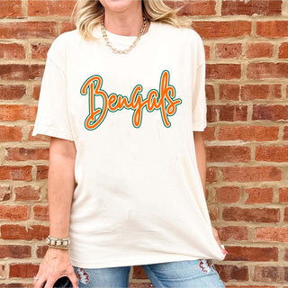 Plainfield East Bengals Script Mascot Comfort Colors Tee