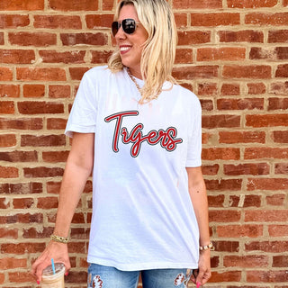 Plainfield North Tigers Script Mascot Comfort Colors Tee