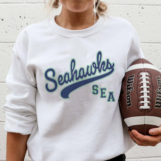 Seahawks Script SEA Graphic Sweatshirt