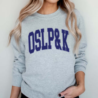 OSLP&K Solid Varsity Sweatshirt - Our Savior Luther Preschool & Kindergarten