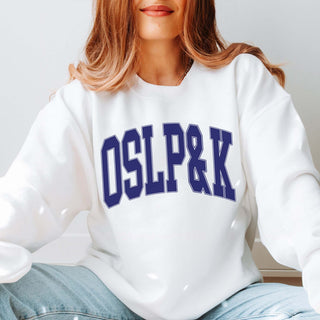 OSLP&K Solid Varsity Sweatshirt - Our Savior Luther Preschool & Kindergarten