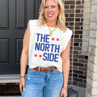 The North Side Stars Sleeveless Graphic Tee
