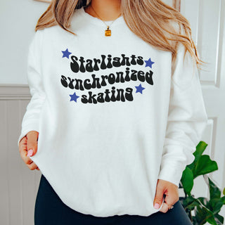 Starlights Synchronized Skating Groovy Stars Sweatshirt (Youth and Adult)