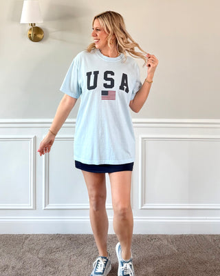 USA Flag Comfort Color Tee