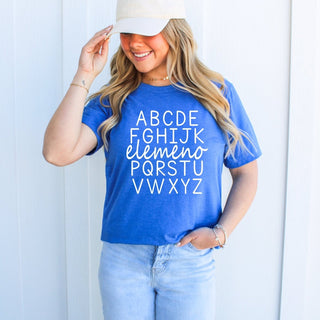 Abc Elemeno Graphic Bella Graphic Tee - Limeberry Designs