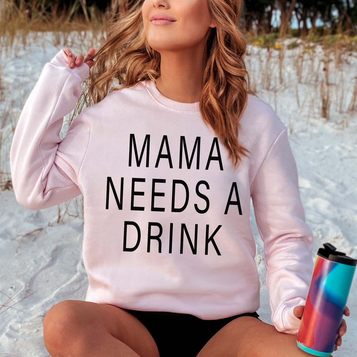 Mama Needs a Drink Crew - Limeberry Designs