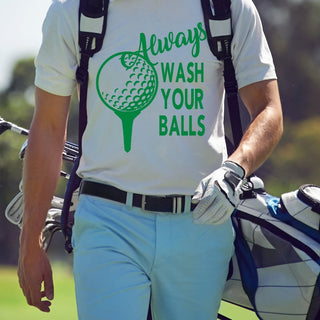 Always Wash Your Balls Tee - Limeberry Designs