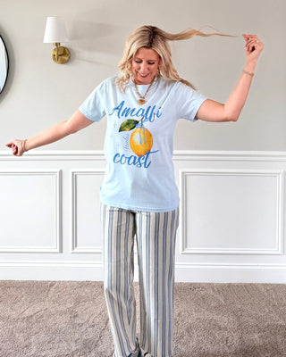 Amalfi Coast Lemon Comfort Color Tee - Limeberry Designs