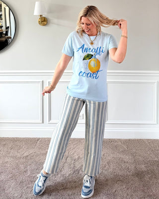 Amalfi Coast Lemon Comfort Color Tee - Limeberry Designs