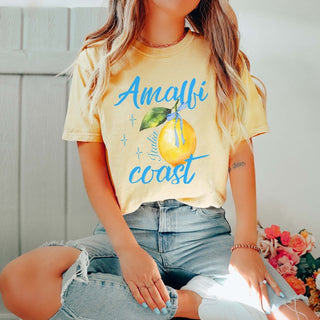 Amalfi Coast Lemon Comfort Color Tee - Limeberry Designs