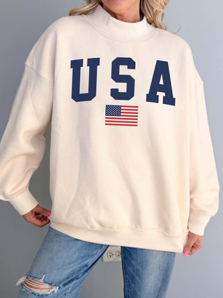 Americana Collection Mockneck Sweatshirts - Limeberry Designs