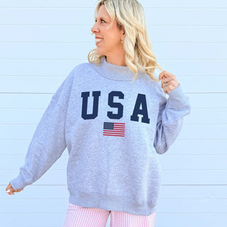 Americana Collection Mockneck Sweatshirts - Limeberry Designs