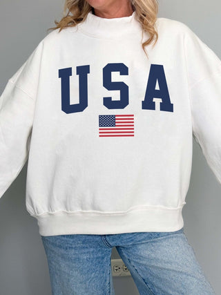 Americana Collection Mockneck Sweatshirts - Limeberry Designs