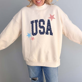 Americana Collection Mockneck Sweatshirts - Limeberry Designs