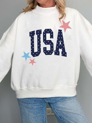 Americana Collection Mockneck Sweatshirts - Limeberry Designs