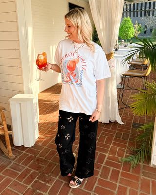 Aperol Spritz Orange Skies Comfort Color Tee - Limeberry Designs