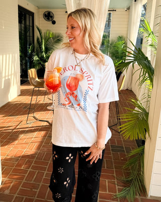 Aperol Spritz Orange Skies Comfort Color Tee - Limeberry Designs